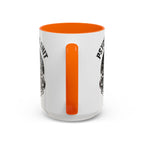 Funny "Psychic As Sh*t, Don't Try Me" Accent Mug — 11/15oz, multiple colors