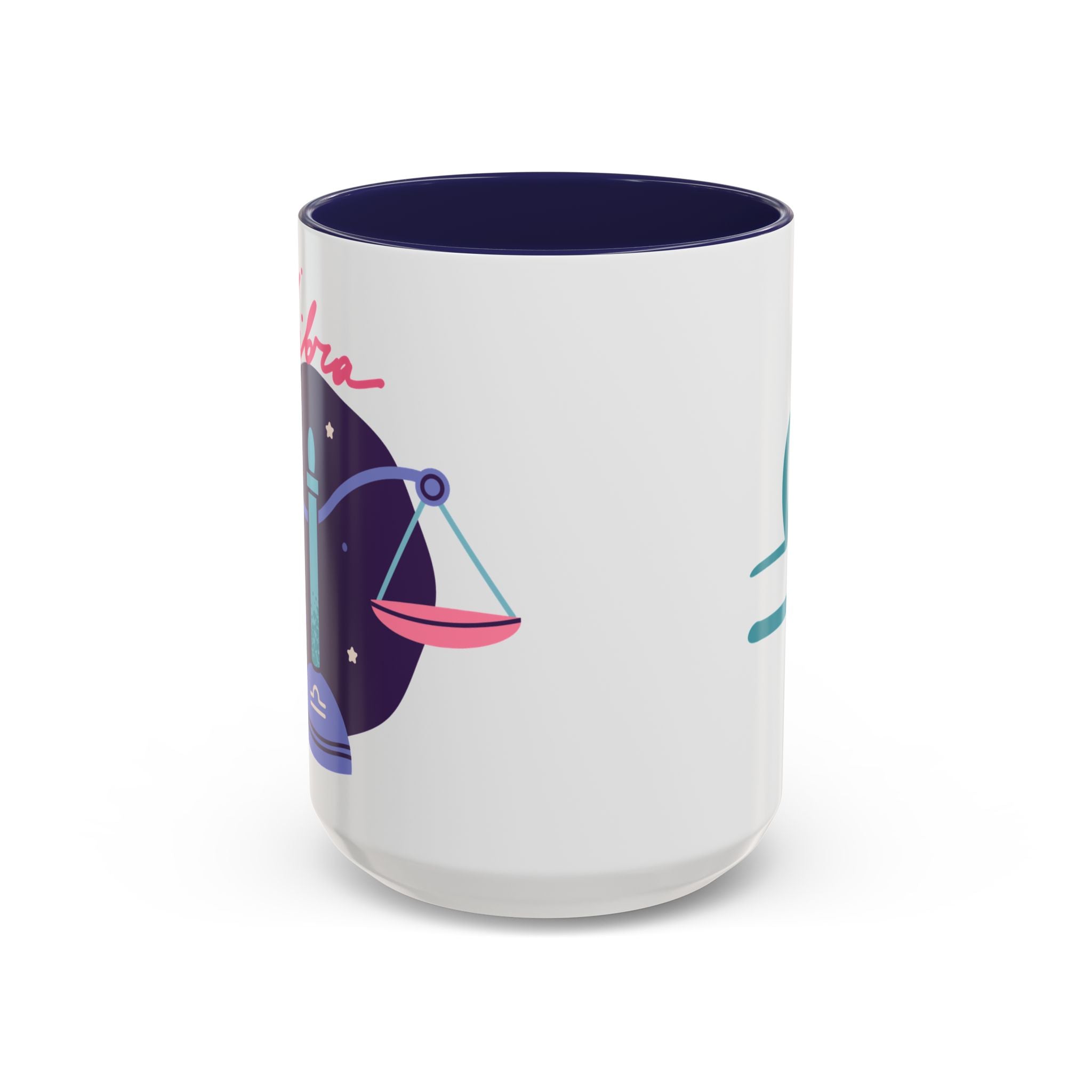 Cute Libra Zodiac Mug — 15oz (Pink, Light Blue, & Navy)