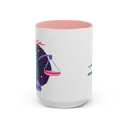 Cute Libra Zodiac Mug — 15oz (Pink, Light Blue, & Navy)