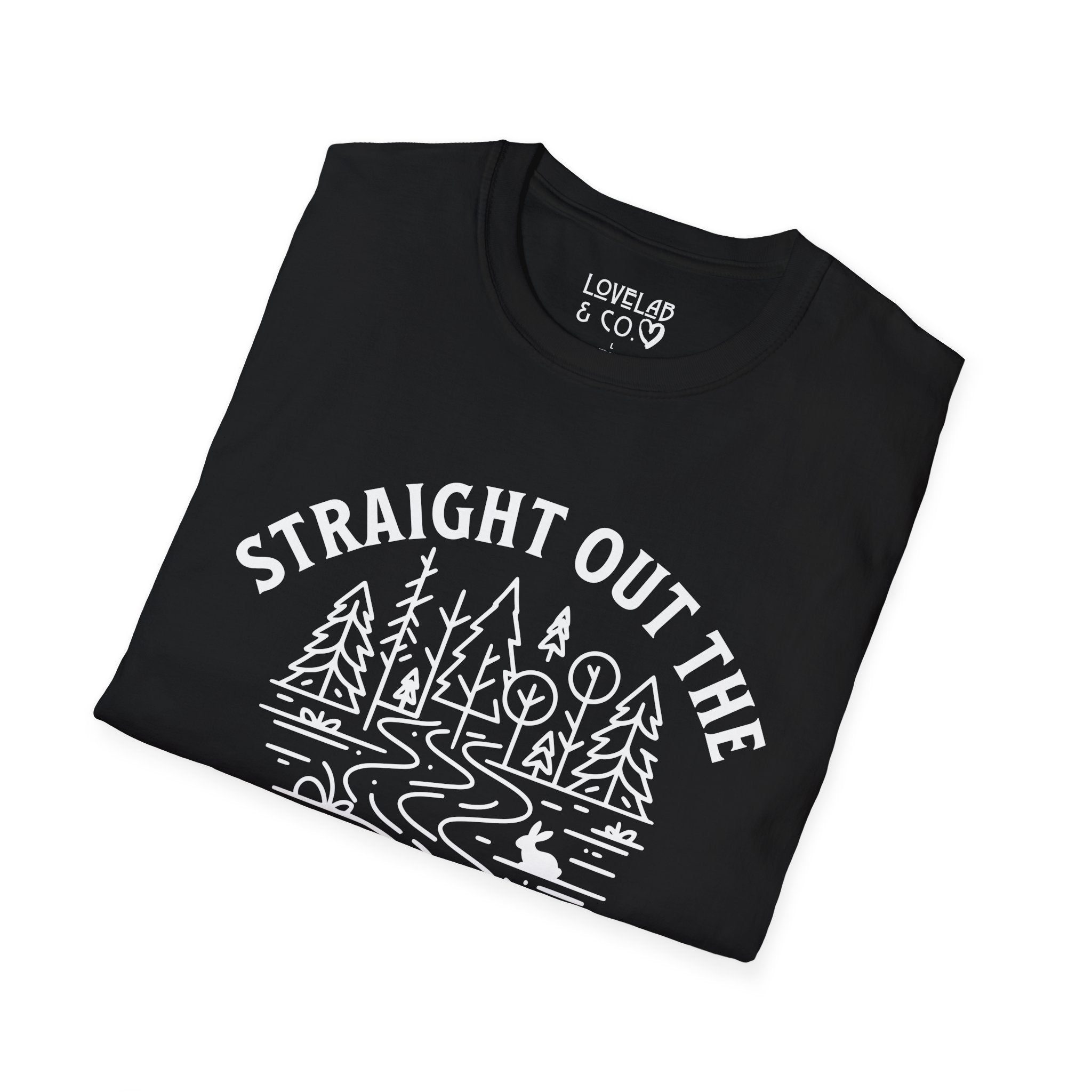 Straight Out the Wishabish Woods T-Shirt — Funny Graphic Tee