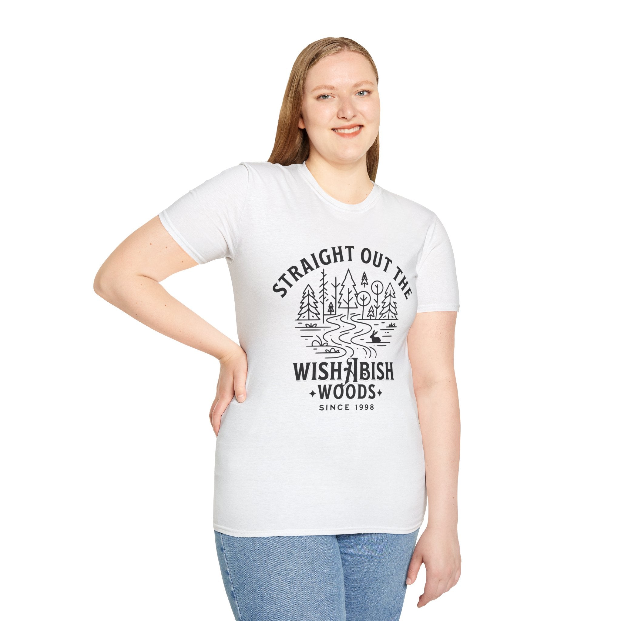 Straight Out the Wishabish Woods T-Shirt — Funny Graphic Tee