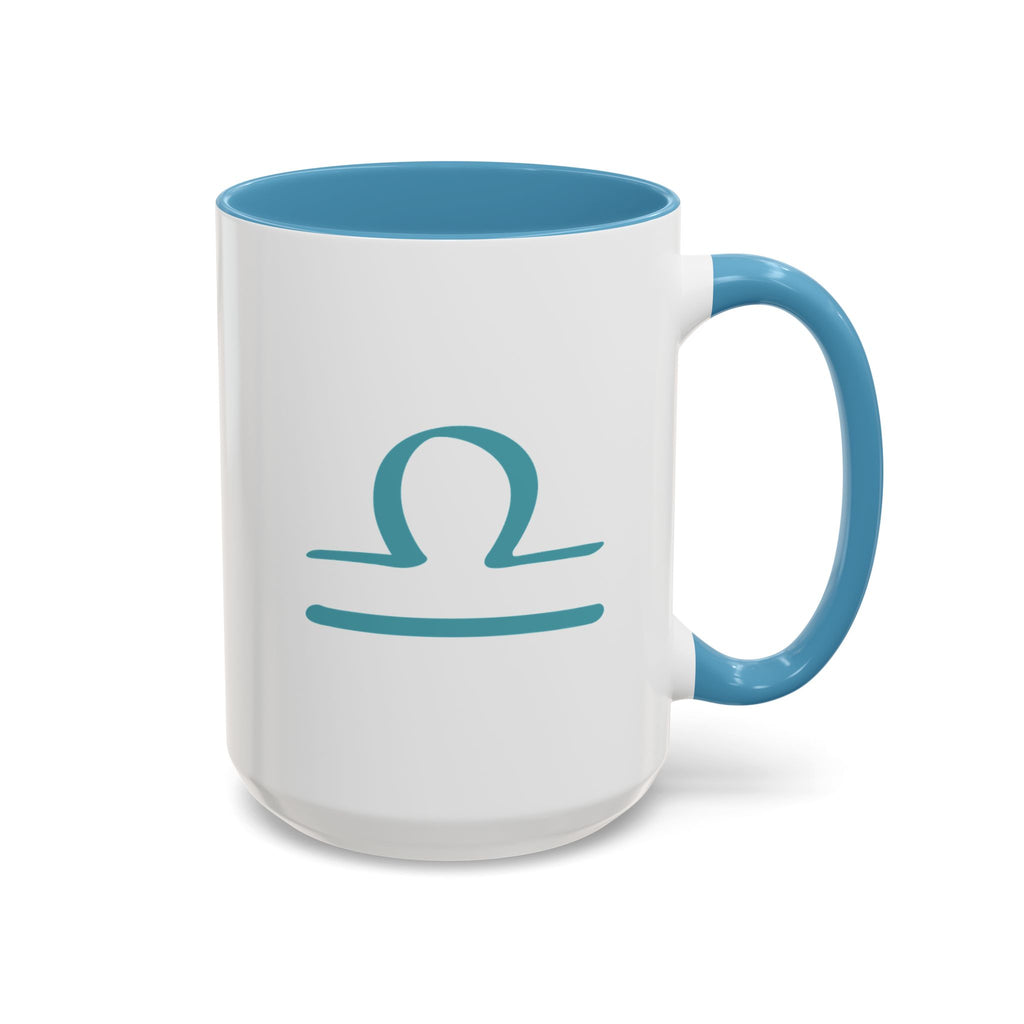 Cute Libra Zodiac Mug — 15oz (Pink, Light Blue, & Navy)