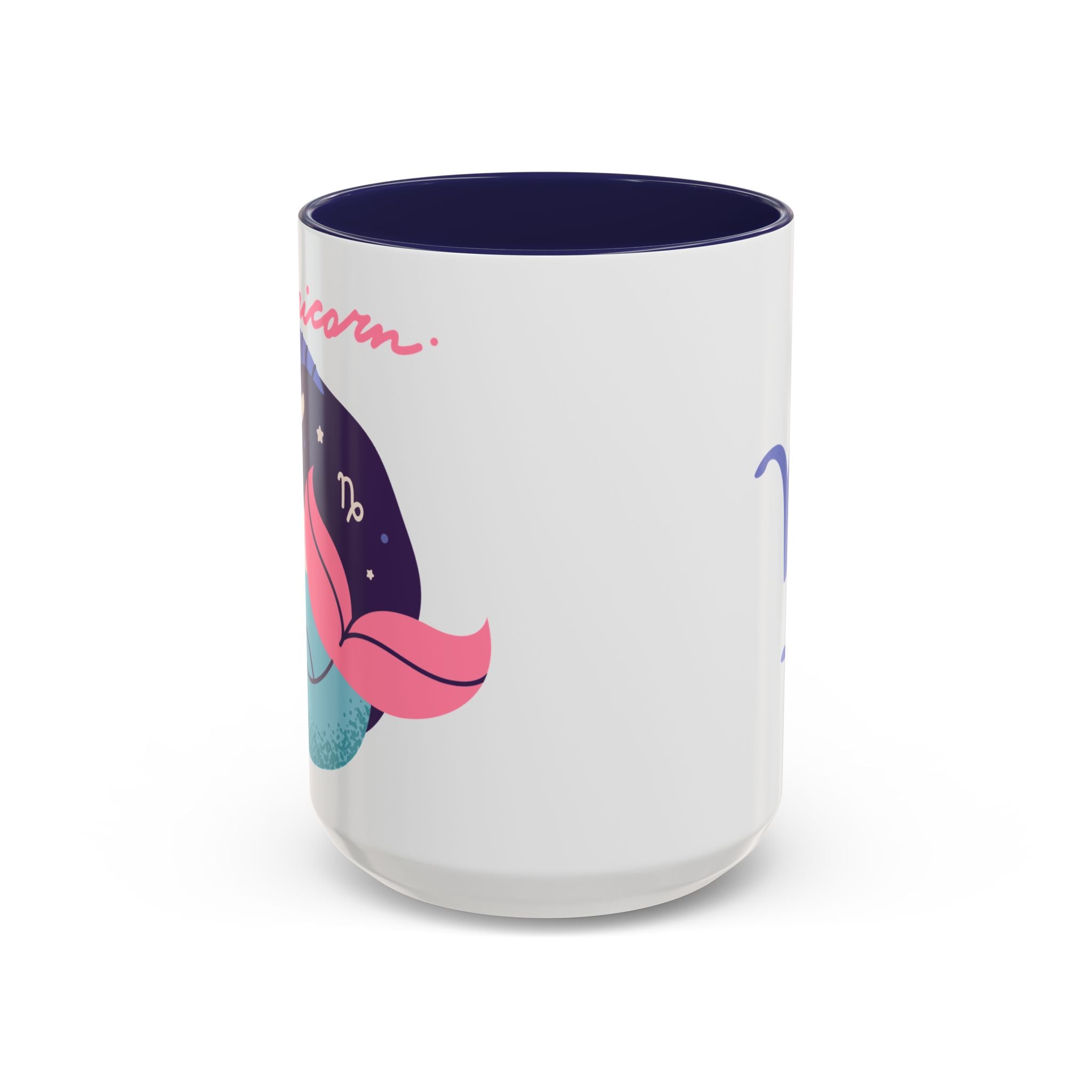 Cute Capricorn Zodiac Mug — 15oz (Pink, Light Blue, & Navy)