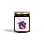 Cute Sagittarius Zodiac Scented Candle — Coconut Apricot Wax (9oz Reusable Glass)