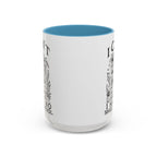 Funny "I Can't — I Have No Shelf Control" Accent Mug (15oz)
