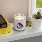 Cute Capricorn Zodiac Scented Candle — Coconut Apricot Wax (9oz Reusable Glass)