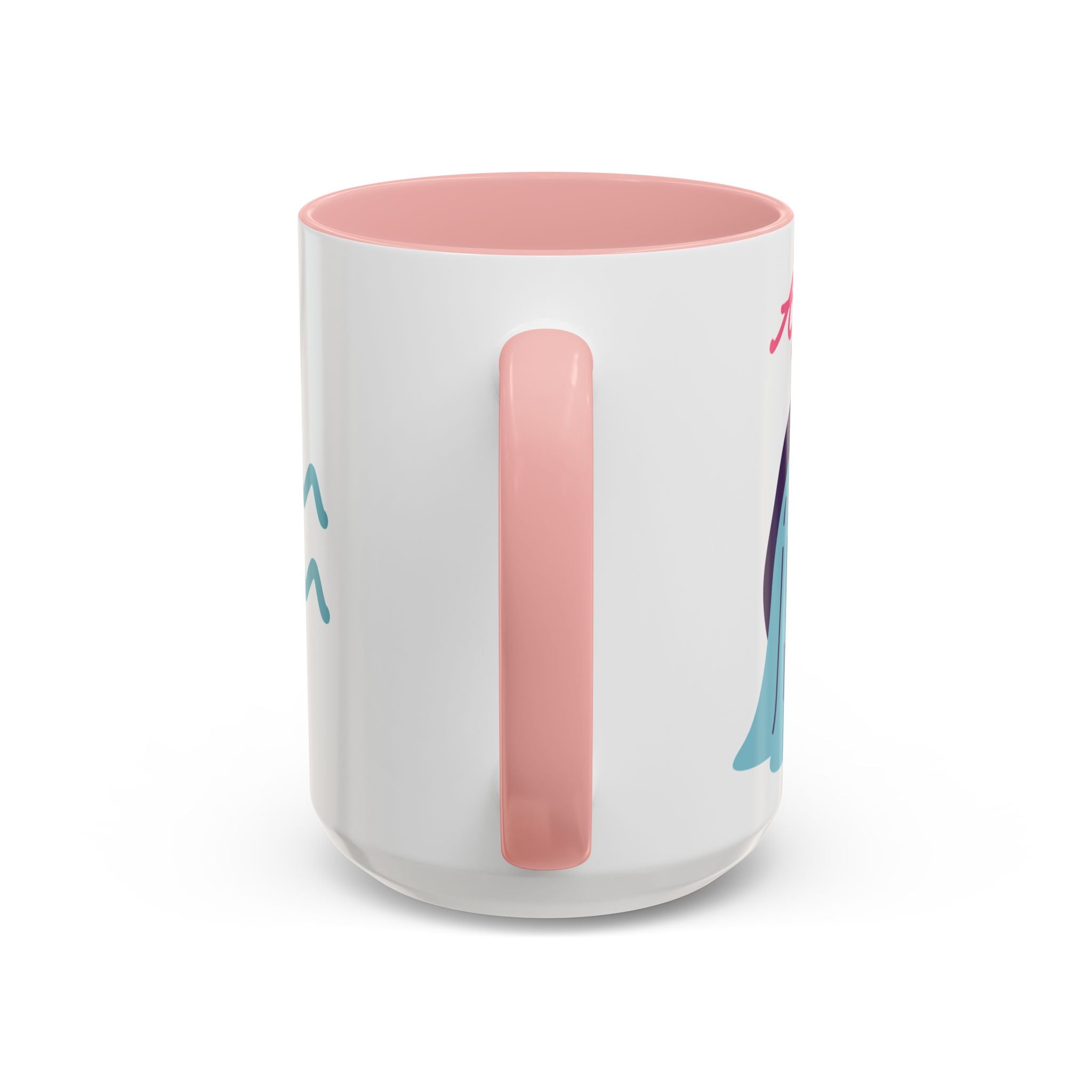 Cute Aquarius Zodiac Mug — 15oz (Pink, Light Blue, & Navy)