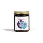 Cute Taurus Zodiac Scented Candle — Coconut Apricot Wax (9oz Reusable Glass)