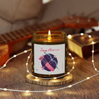 Cute Sagittarius Zodiac Scented Candle — Coconut Apricot Wax (9oz Reusable Glass)