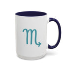 Cute Scorpio Zodiac Mug — 15oz (Pink, Light Blue, & Navy)