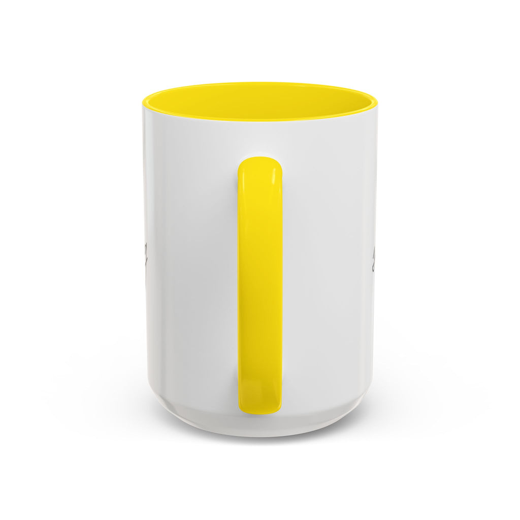 "Shh, I'm Manifesting" Accent Coffee Mug — Funny Minimal 11/15oz