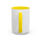 "Shh, I'm Manifesting" Accent Coffee Mug — Funny Minimal 11/15oz