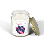 Cute Sagittarius Zodiac Scented Candle — Coconut Apricot Wax (9oz Reusable Glass)