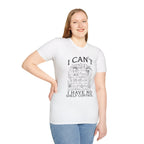 I Can't, I Have No Shelf Control — Funny Pack-Rat T-Shirt