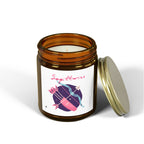 Cute Sagittarius Zodiac Scented Candle — Coconut Apricot Wax (9oz Reusable Glass)