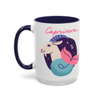 Cute Capricorn Zodiac Mug — 15oz (Pink, Light Blue, & Navy)