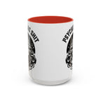 Funny "Psychic As Sh*t, Don't Try Me" Accent Mug — 11/15oz, multiple colors