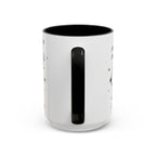 Aquarius Zodiac Mug — Minimal Celestial Horoscope Accent 15oz Mug