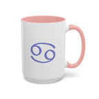 Cute Cancer Zodiac Mug — 15oz (Pink, Light Blue, & Navy)