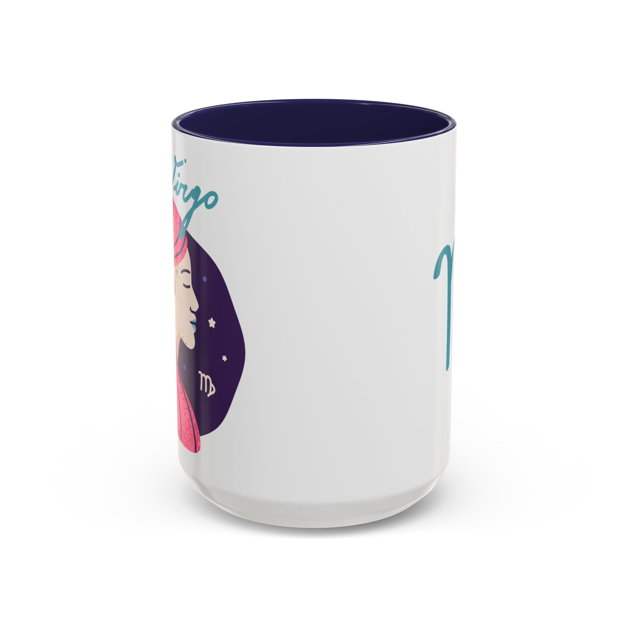 Cute Virgo Zodiac Mug — 15oz (Pink, Light Blue, & Navy)