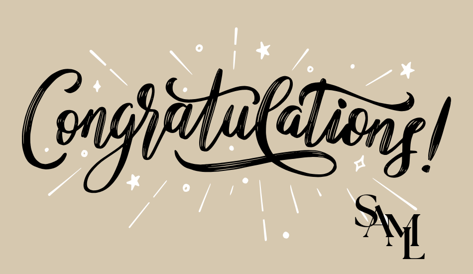 SAML CONGRATS! Gift Card